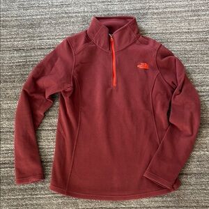 The North Face fleece quarter zip